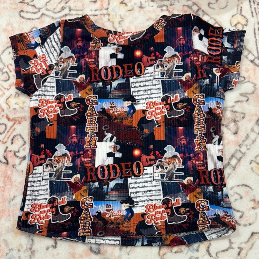 Garth Rodeo Ribbed Tee - Small Shop 9-12m - Picture 1 of 2